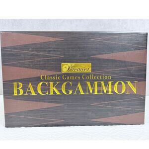 Premier Classic Games Collection Backgammon Vintage Sealed Board Game